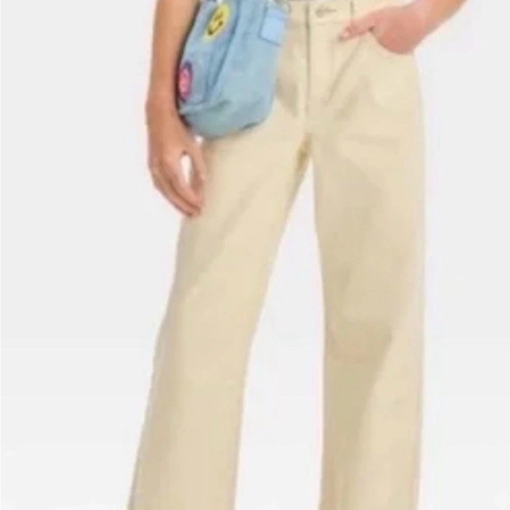 Art Class Cream Flare Jeans